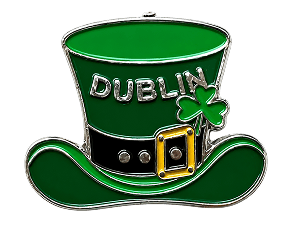 Dublin Hat magnet from Ireland