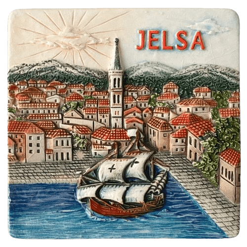 Jelsa magnet from Croatia