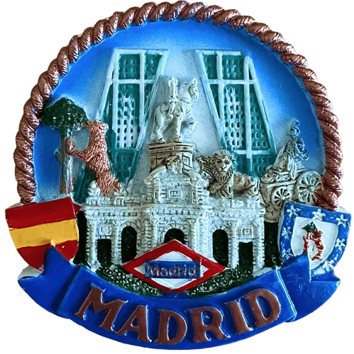 Madrid magnet from Spain