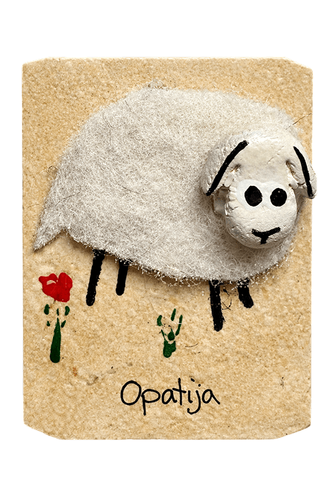 Opatija Sheep magnet from Croatia