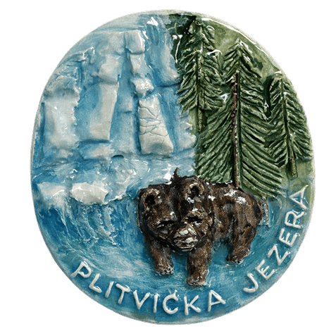 Plitvička Jezera magnet from Croatia