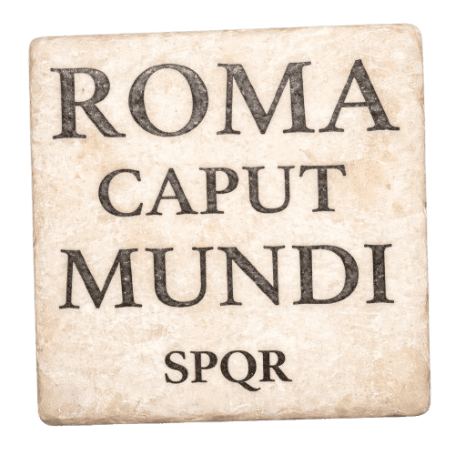 Roma Caput Mundi magnet from Italy