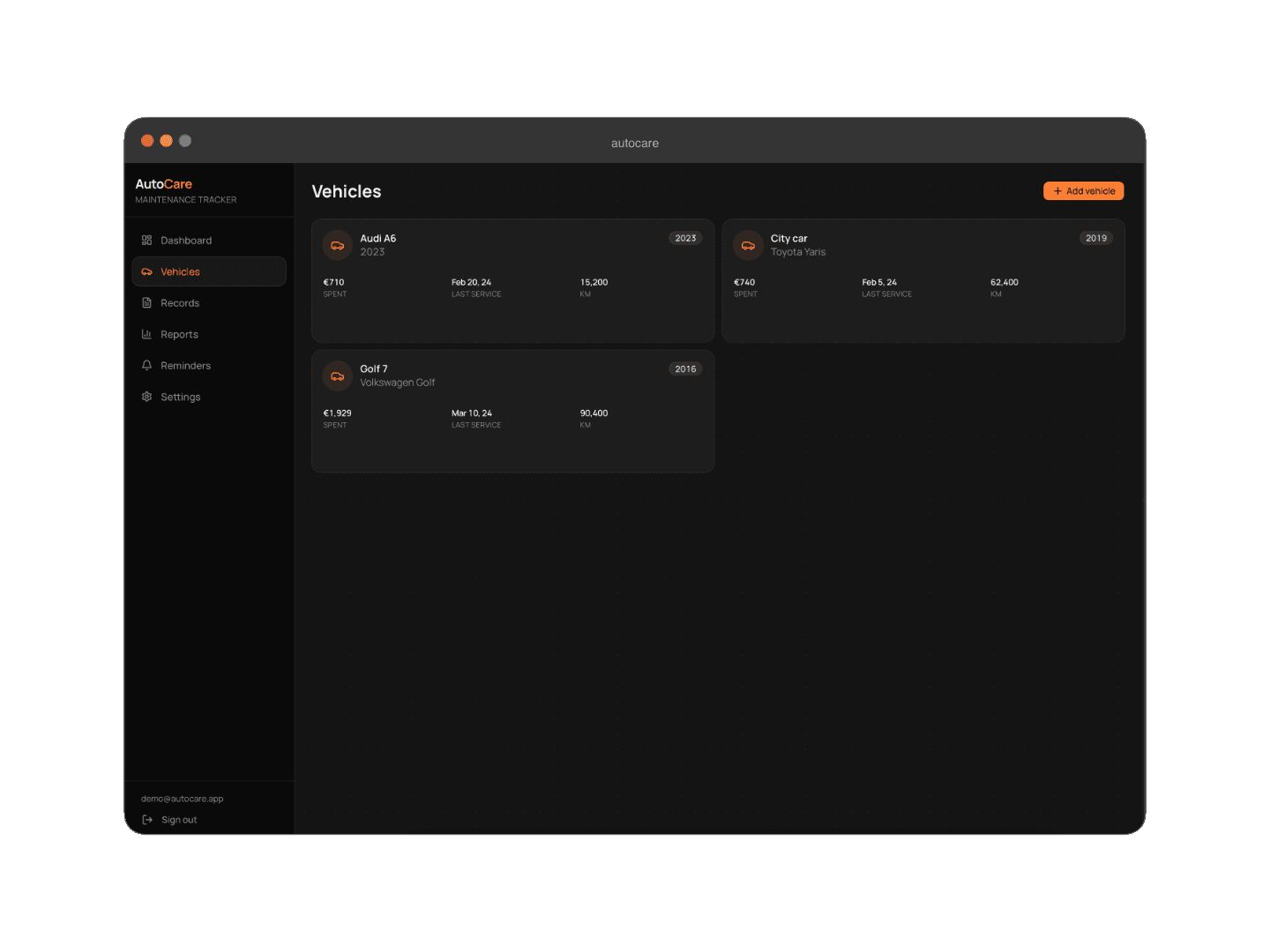 Autocare screenshot 4